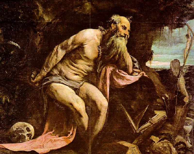 BASSANO, Jacopo St. Jerome dgd France oil painting art